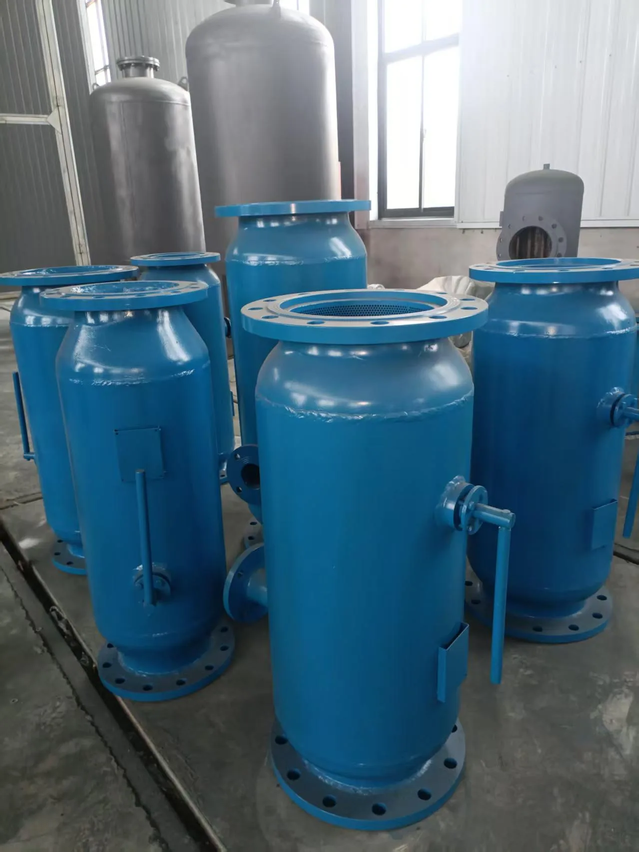 半自动反冲洗过滤器车间实拍